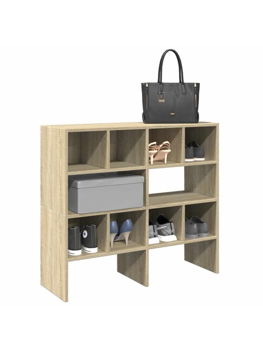 Kenkätelineet 2 kpl pinottava sonoma oak 89,5x30x40 cm