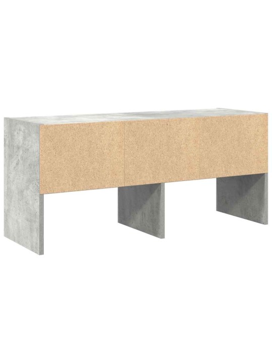 Kenkäteline pinottava betoni harmaa 89,5x30x40 cm