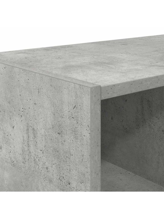 Kenkäteline pinottava betoni harmaa 89,5x30x40 cm