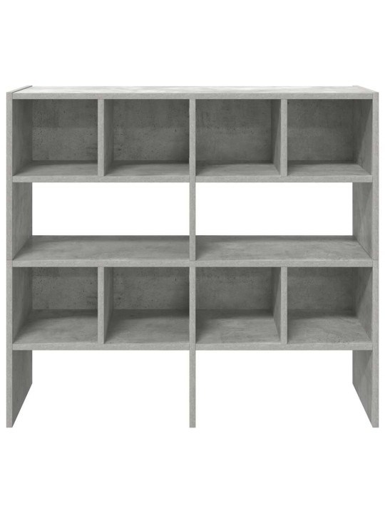 Kenkätelineet 2 kpl pinottava betoni harmaa 89,5x30x40 cm
