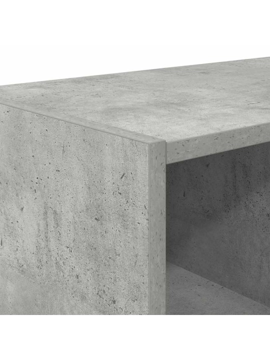 Kenkätelineet 2 kpl pinottava betoni harmaa 89,5x30x40 cm