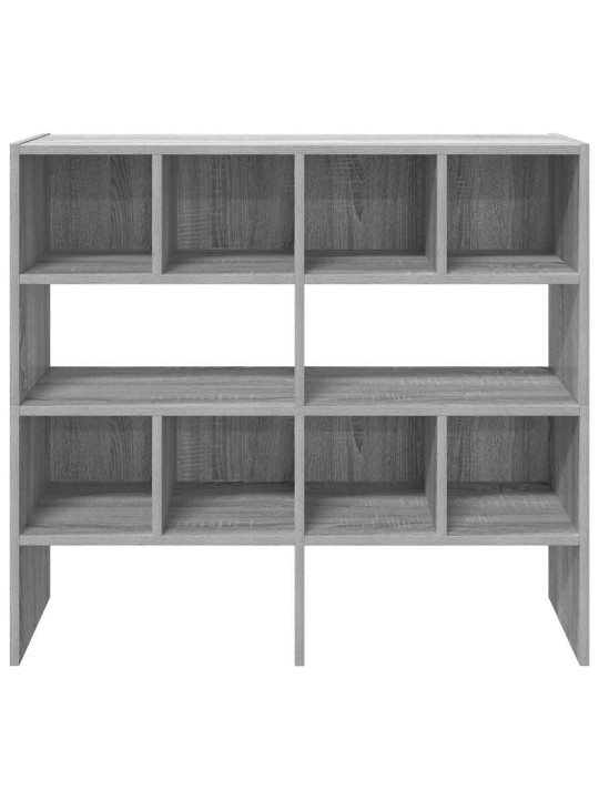 Kenkätelineet 2 kpl pinottava harmaa sonoma 89,5x30x40 cm