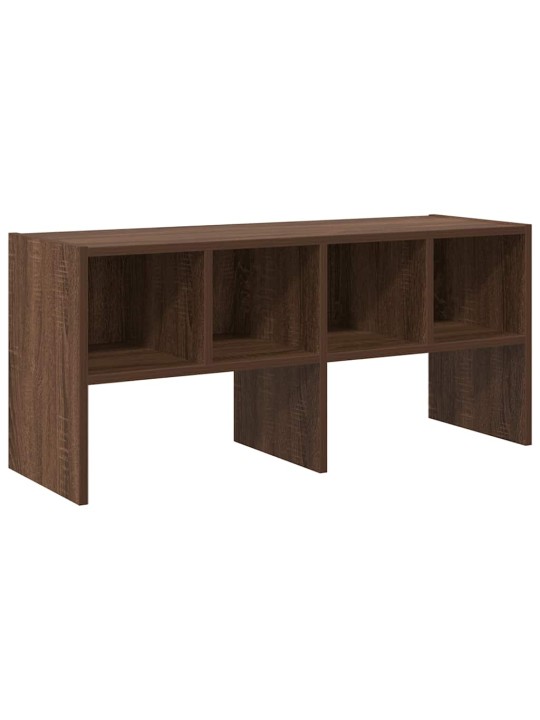 Kenkäteline pinottava ruskea tammi 89,5x30x40 cm