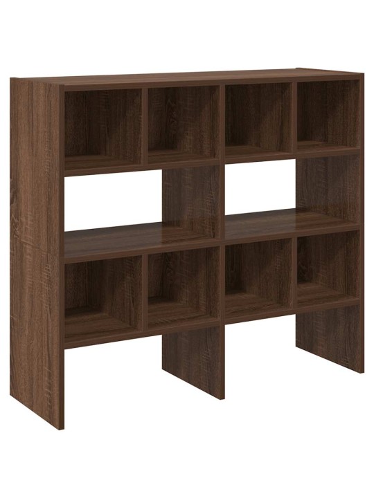 Kenkätelineet 2 kpl pinottava ruskea tammi 89,5x30x40 cm
