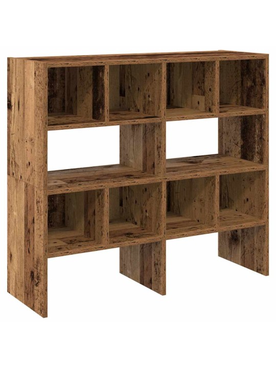 Kenkätelineet 2 kpl pinottava vanha puu 89,5x30x40 cm