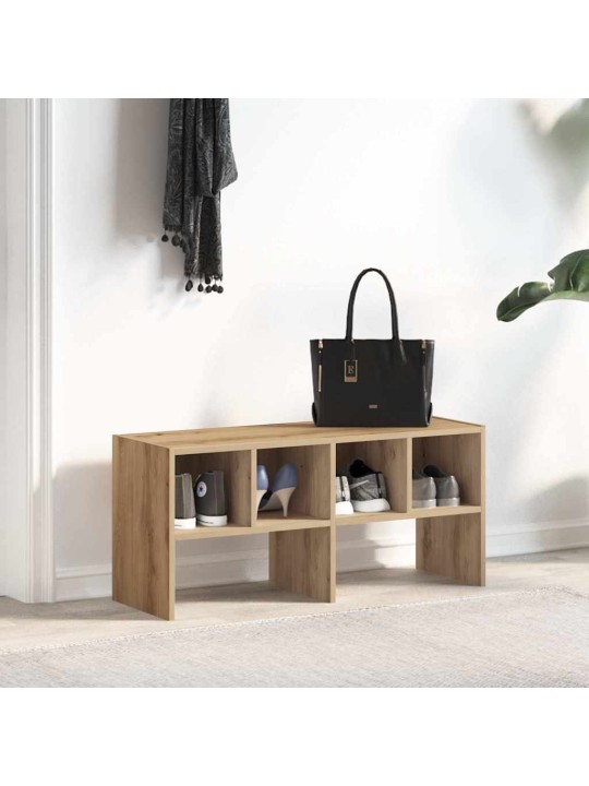 Kenkäteline pinottava artisan oak 89,5x30x40 cm