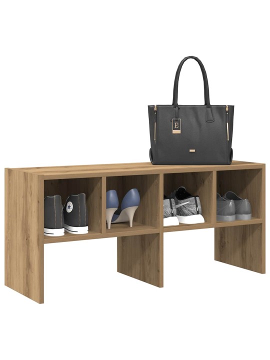 Kenkäteline pinottava artisan oak 89,5x30x40 cm