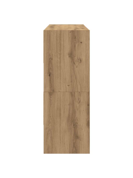 Kenkätelineet 2 kpl pinottava artisan oak 89,5x30x40 cm