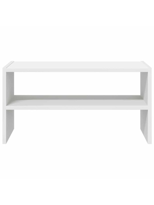 Kenkäteline pinottava valkoinen 60x30x30,5 cm
