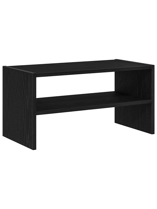 Kenkäteline pinottava musta tammi 60x30x30,5 cm