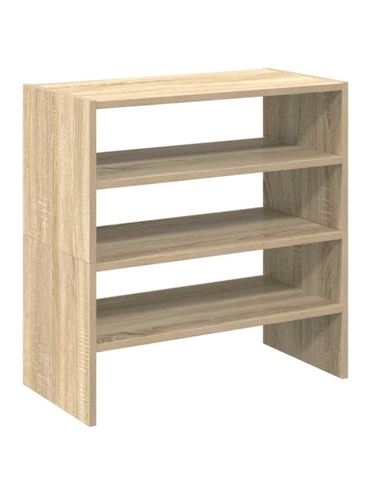 Kenkätelineet 2 kpl pinottava sonoma oak 60x30x30,5 cm