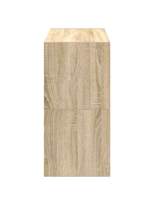 Kenkätelineet 2 kpl pinottava sonoma oak 60x30x30,5 cm