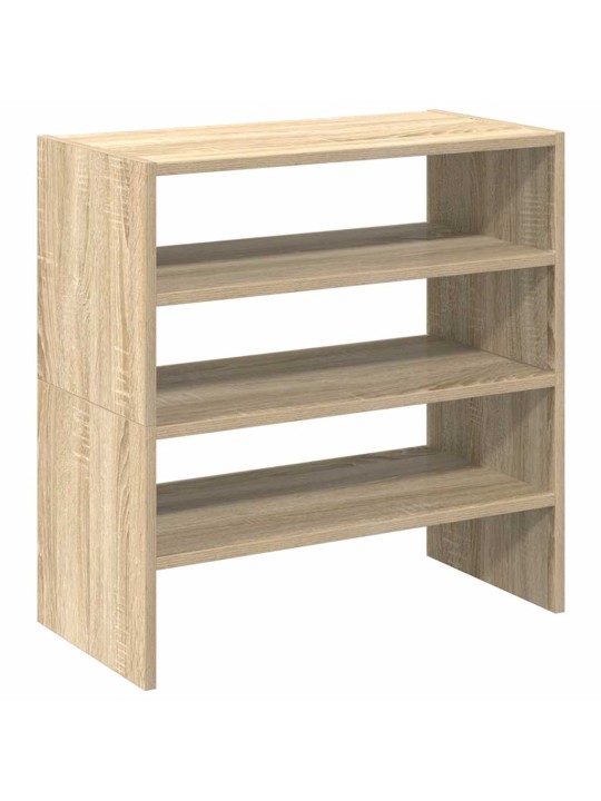 Kenkätelineet 2 kpl pinottava sonoma oak 60x30x30,5 cm
