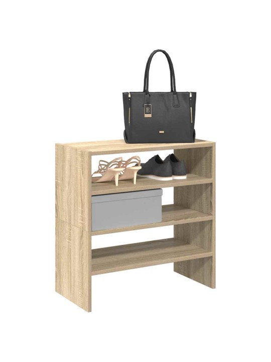 Kenkätelineet 2 kpl pinottava sonoma oak 60x30x30,5 cm