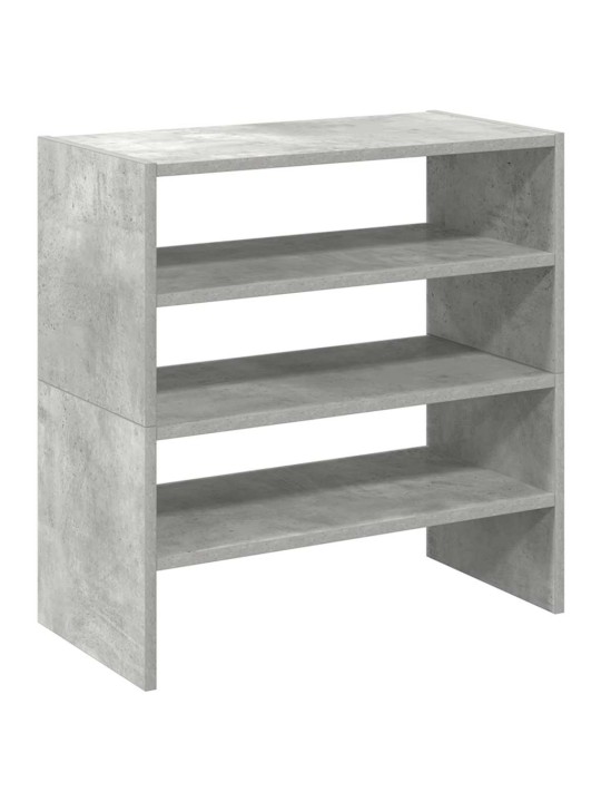 Kenkätelineet 2 kpl pinottava betoni harmaa 60x30x30,5 cm