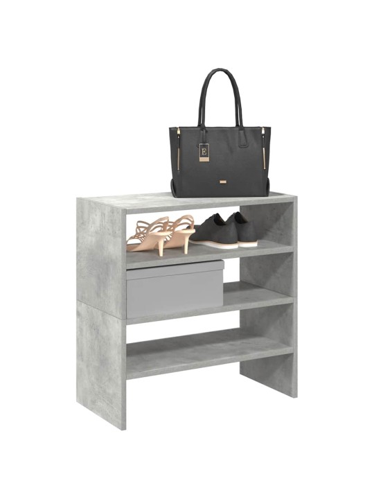 Kenkätelineet 2 kpl pinottava betoni harmaa 60x30x30,5 cm