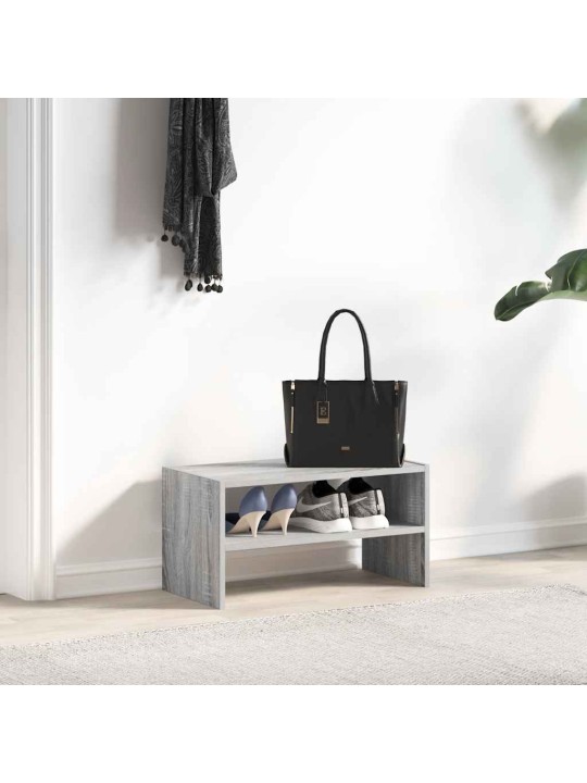 Kenkäteline pinottava harmaa sonoma 60x30x30,5 cm