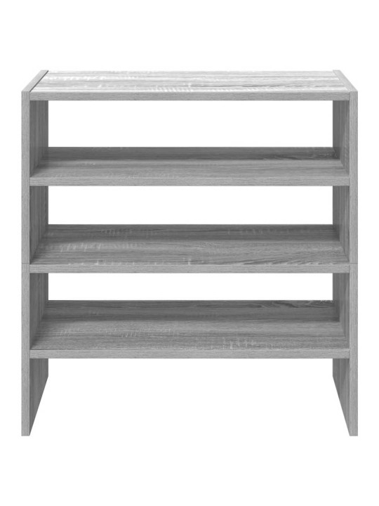 Kenkätelineet 2 kpl pinottava harmaa sonoma 60x30x30,5 cm