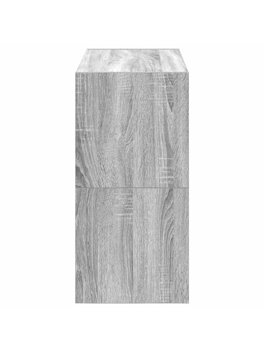 Kenkätelineet 2 kpl pinottava harmaa sonoma 60x30x30,5 cm