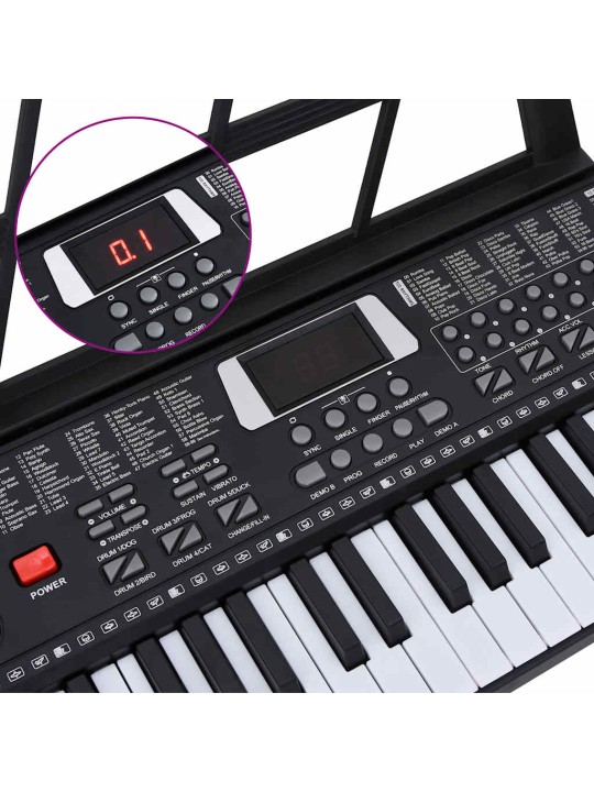 61 Keys Piano Electric Keyboard Musiikkiteline lapsille