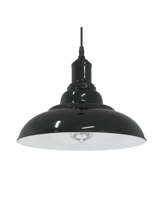Riippuvalaisin korkeussäädettävä e27 kiiltävä musta ø 31 cm