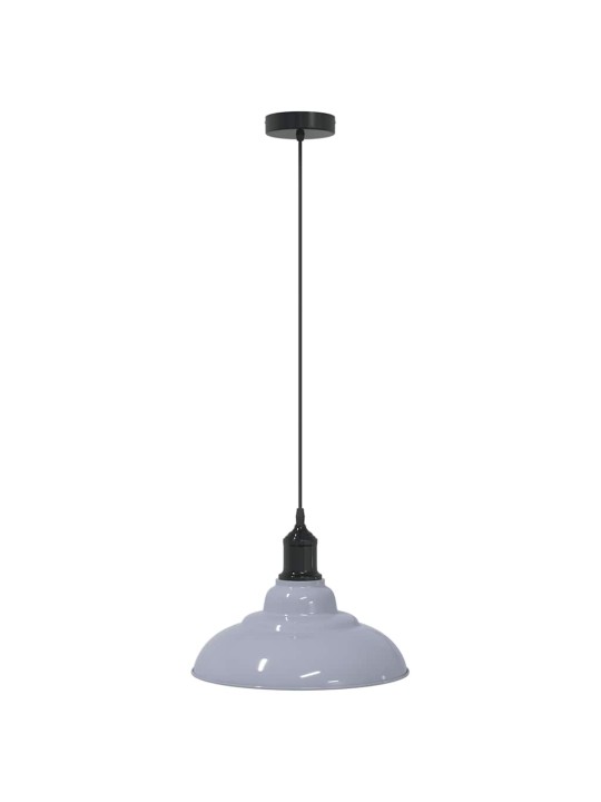 Riippuvalaisin korkeussäädettävä e27 kiiltävä harmaa ø 31 cm