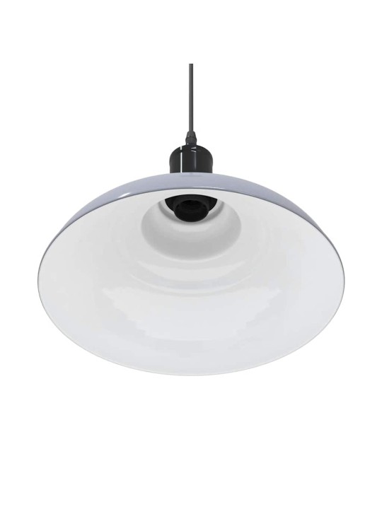 Riippuvalaisin korkeussäädettävä e27 kiiltävä harmaa ø 31 cm