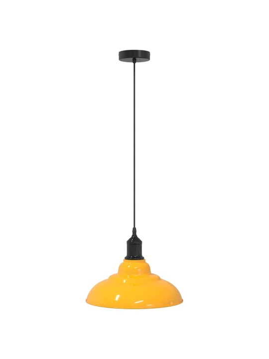 Riippuvalaisin korkeussäädettävä e27 kiiltävä keltainen ø 31 cm