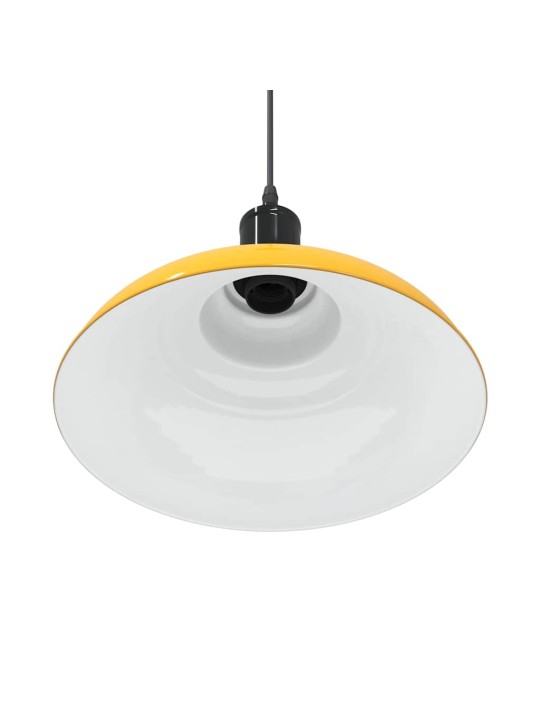 Riippuvalaisin korkeussäädettävä e27 kiiltävä keltainen ø 31 cm