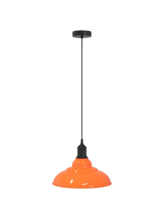 Riippuvalaisin korkeussäädettävä e27 kiiltävä oranssi ø 31 cm