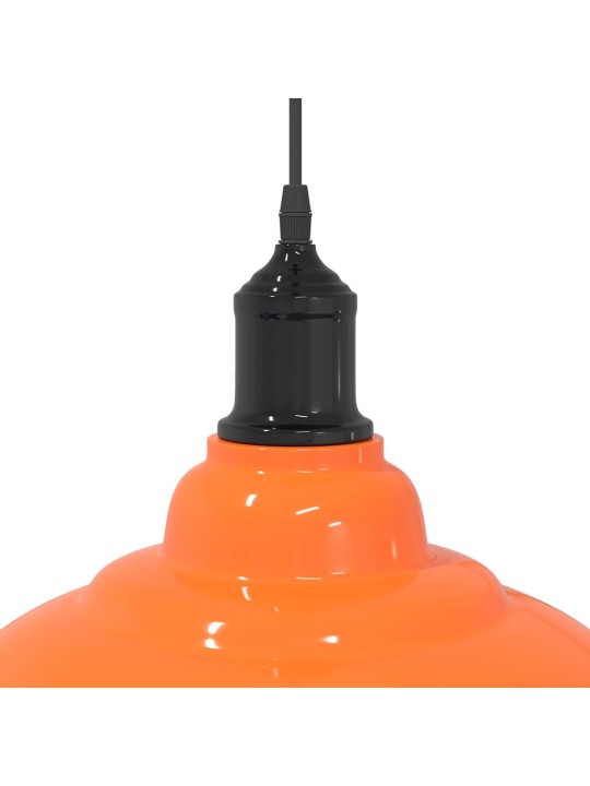 Riippuvalaisin korkeussäädettävä e27 kiiltävä oranssi ø 31 cm