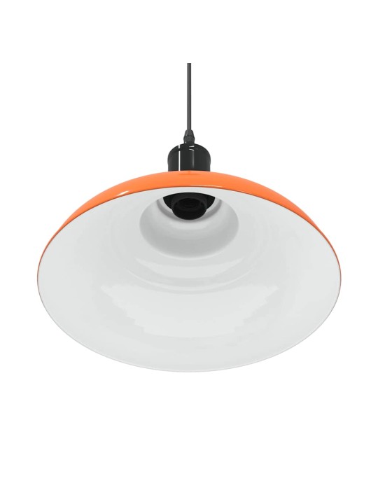 Riippuvalaisin korkeussäädettävä e27 kiiltävä oranssi ø 31 cm