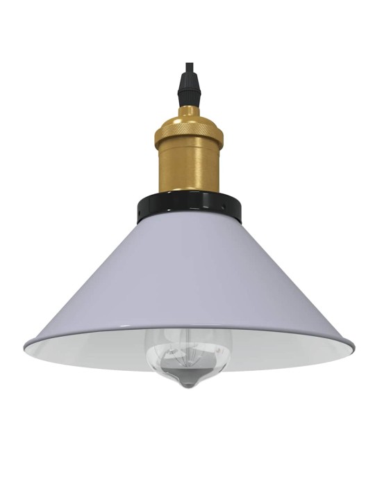 Riippuvalaisin korkeussäädettävä e27 kiiltävä harmaa ø 22 cm