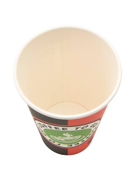 Paperiset kahvikupit 1000 kpl 16unssia 400 ml punainen ja musta