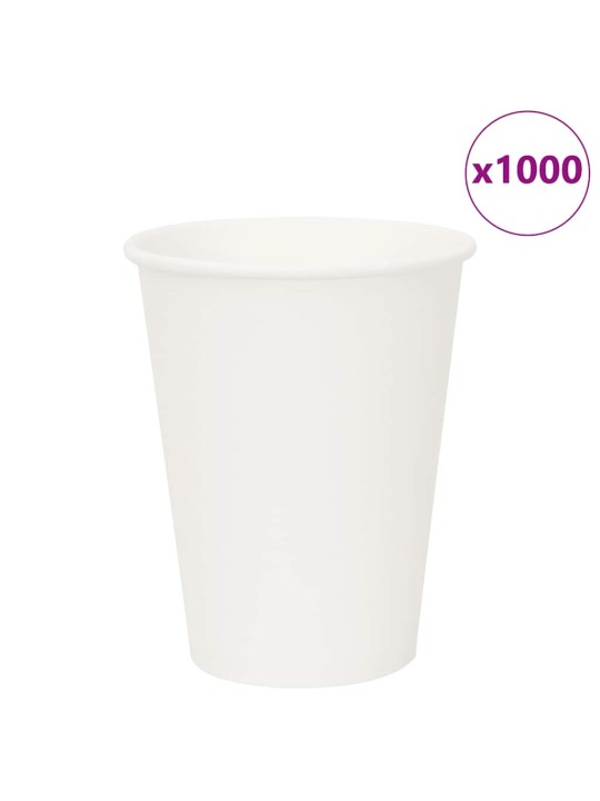 Paperiset kahvikupit 1000 kpl 12oz 300ml valkoinen
