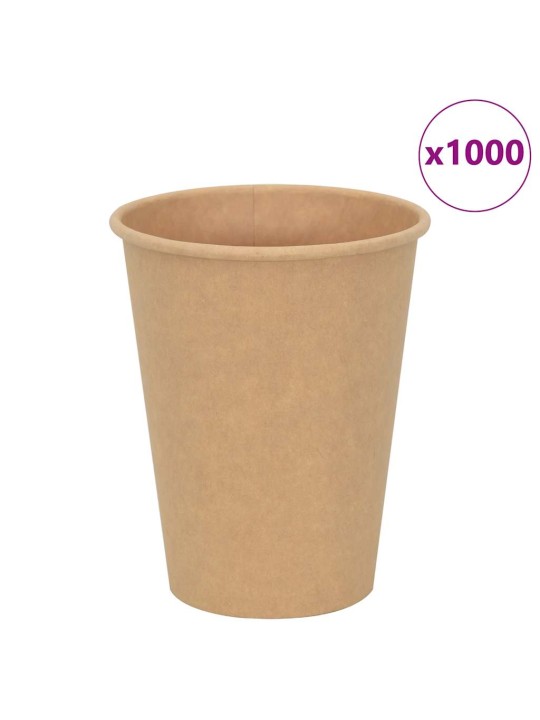 Paperiset kahvikupit 1000 kpl 12 unssia 300 ml ruskea