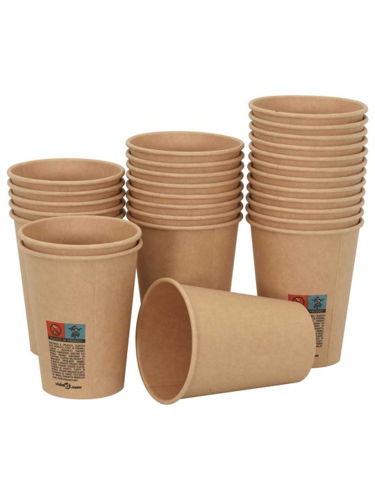 Paperiset kahvikupit 1000 kpl 12 unssia 300 ml ruskea
