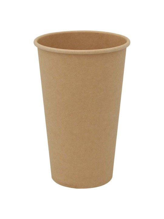 Paperiset kahvikupit 1000 kpl 16 unssia 400 ml ruskea