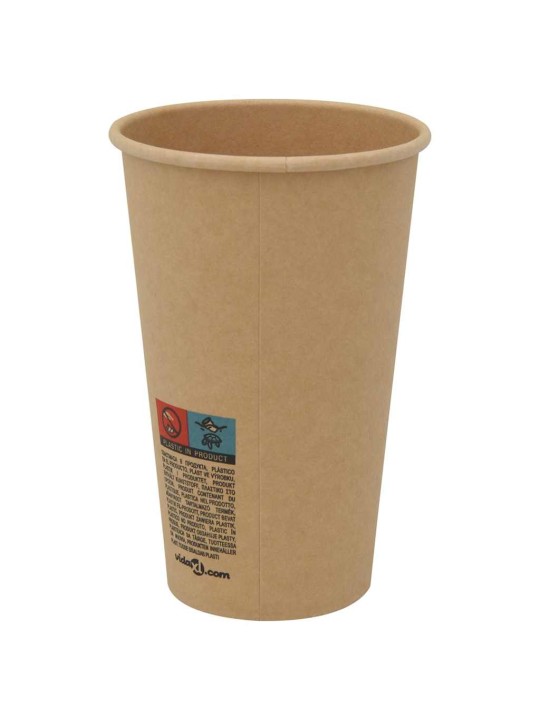 Paperiset kahvikupit 1000 kpl 16 unssia 400 ml ruskea