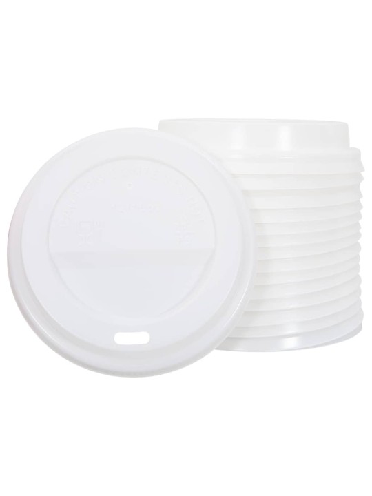 Paperikahvikuppien kannet ø90 mm 12oz ja 16oz 1000 kpl