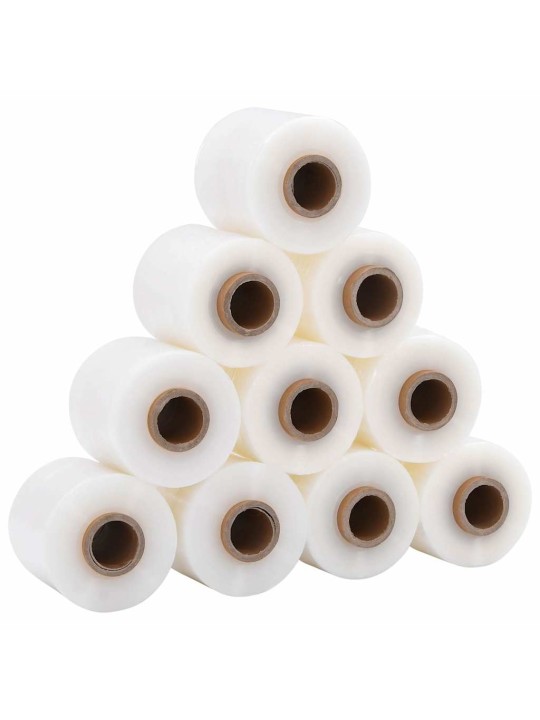 Stretch film kahvalla 10 kpl läpinäkyvä 23 µm 10 cm x 150 m