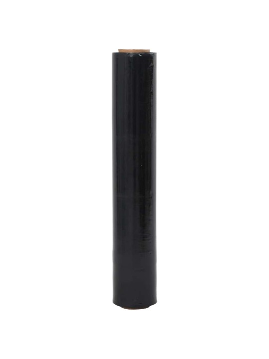 Stretch film 2 kpl musta 30 μm 50 cm x 300 m