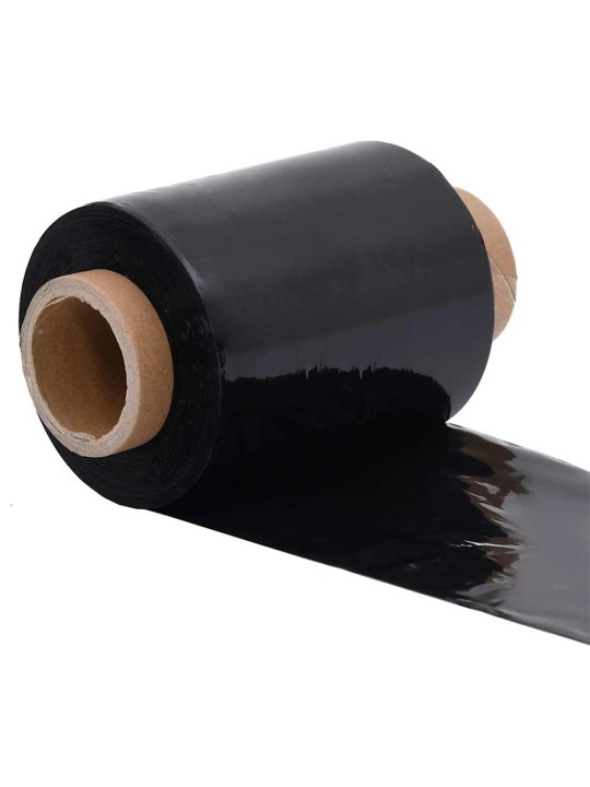 Stretch films 50 kpl musta 23 µm 10 cm x 150 m