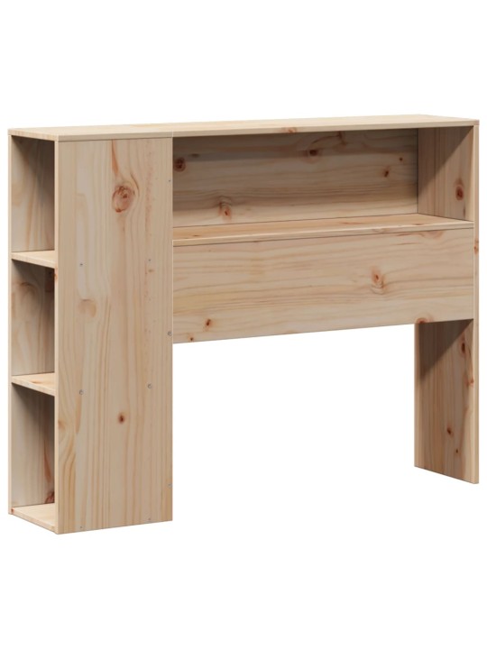 Sänky kirjahyllyllä ilman patjaa 75x190 cm täysi mänty