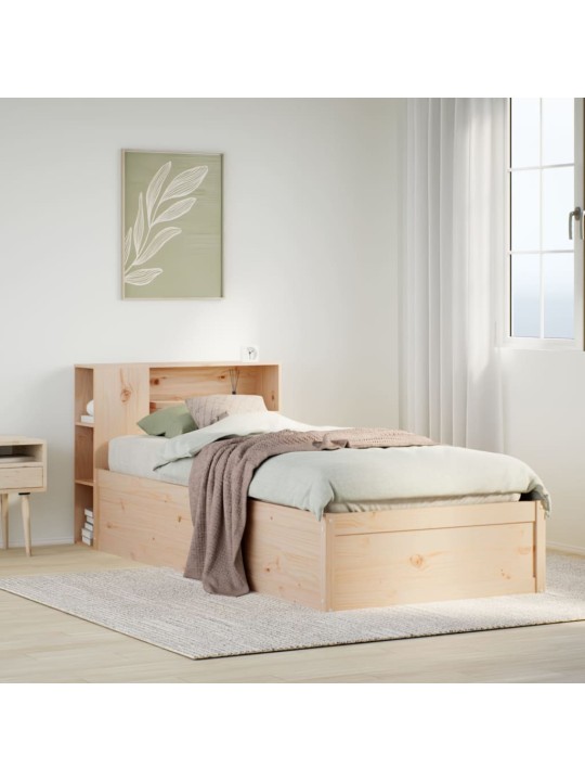Sängynrunko ilman patjaa 75x190 cm täysi mänty