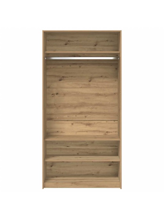 Vaatekaappi käsityöläinen tammi 100x50x200 cm tekninen puu