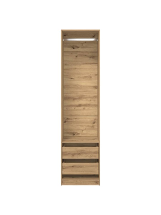 Vaatekaappi käsityöläinen tammi 50x50x200 cm tekninen puu