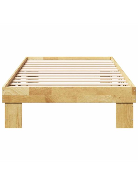 Sängynrunko ilman patjaa 75x190 cm massiivipuutammea