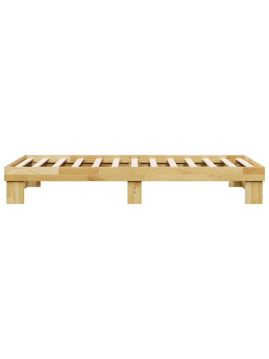 Sängynrunko ilman patjaa 75x190 cm massiivipuutammea