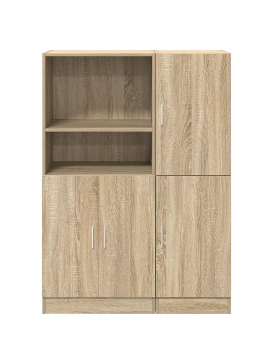 2-osainen keittiökaappisarja sonoma oak engineered wood